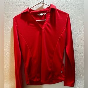 Red long sleve